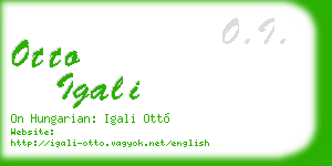 otto igali business card